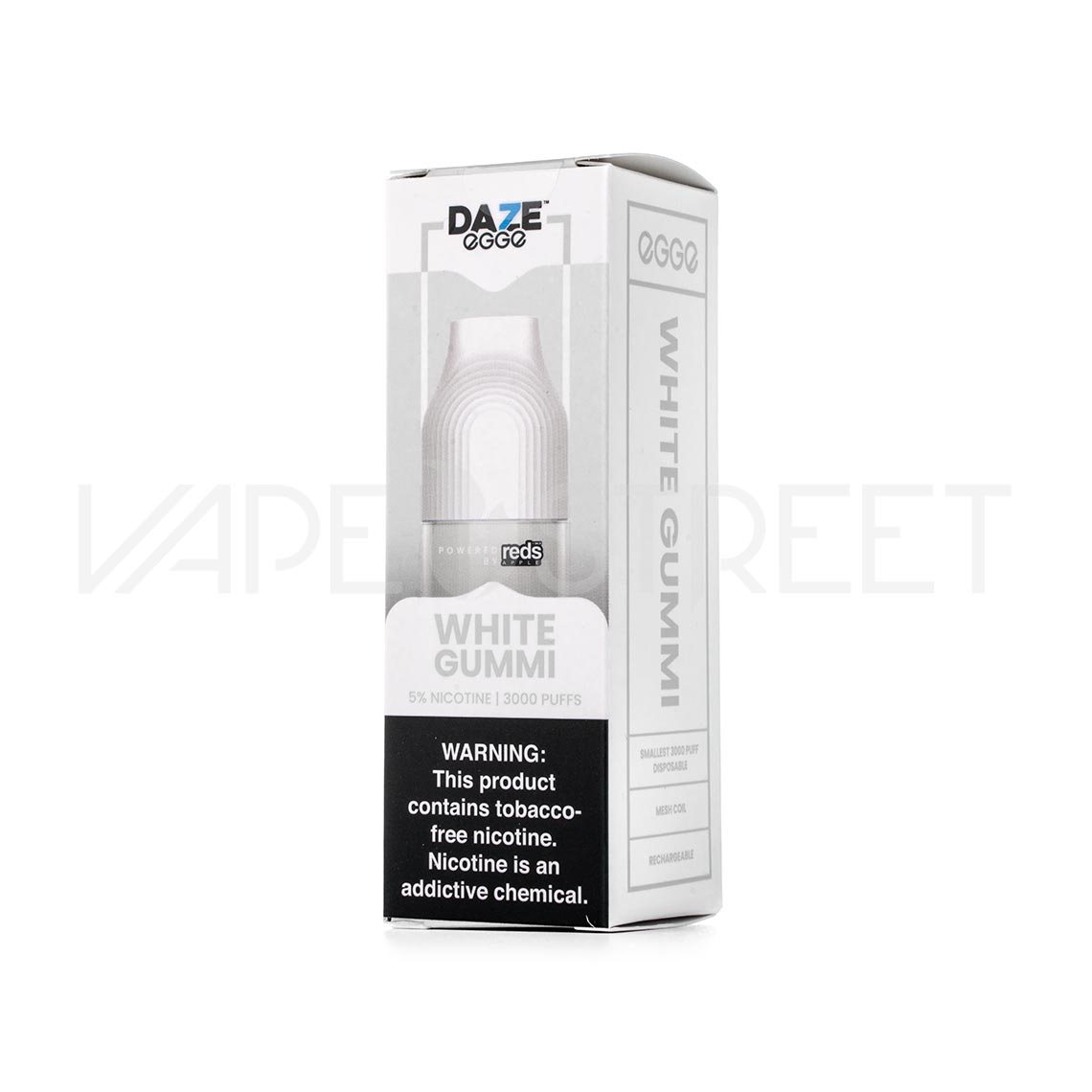 7 Daze Egge TFN Disposable Device White Gummi