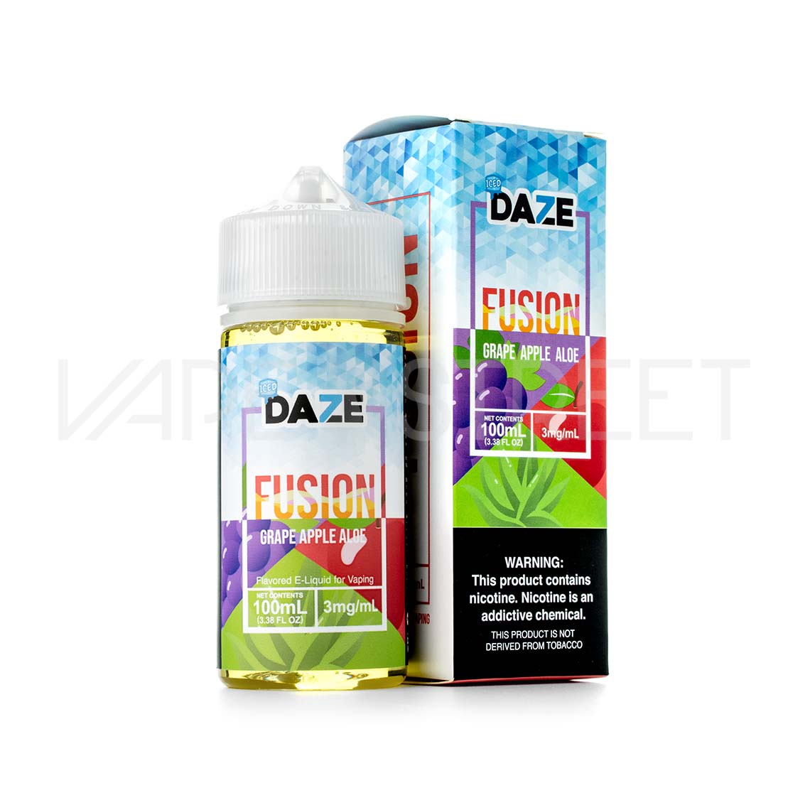 7 Daze Fusion Iced TFN Grape Apple Aloe 100ml