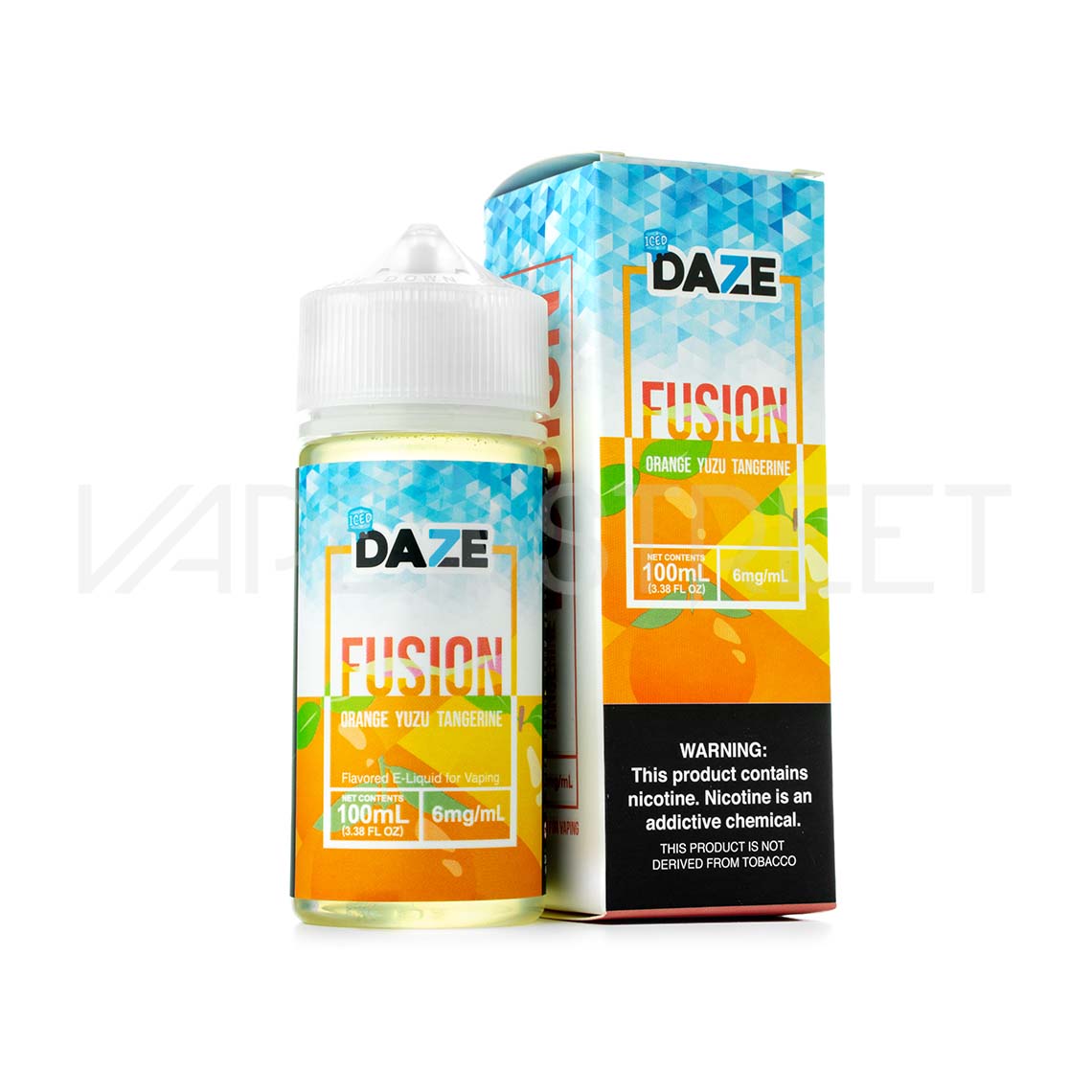 7 Daze Fusion Iced TFN Orange Yuzu Tangerine 100ml