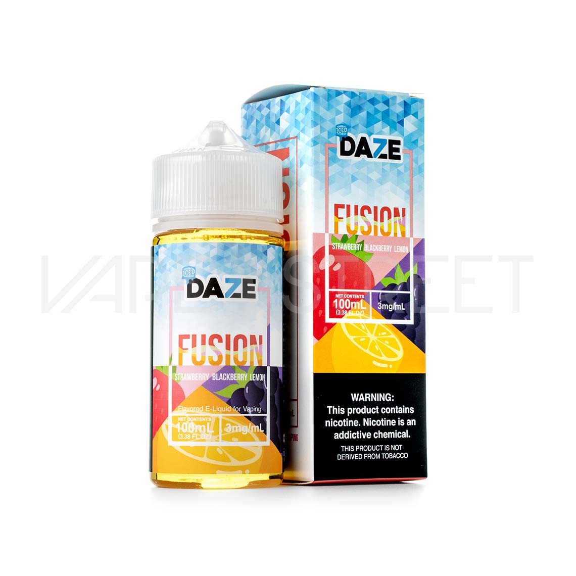 7 Daze Fusion Iced TFN Strawberry Blackberry Lemon 100ml