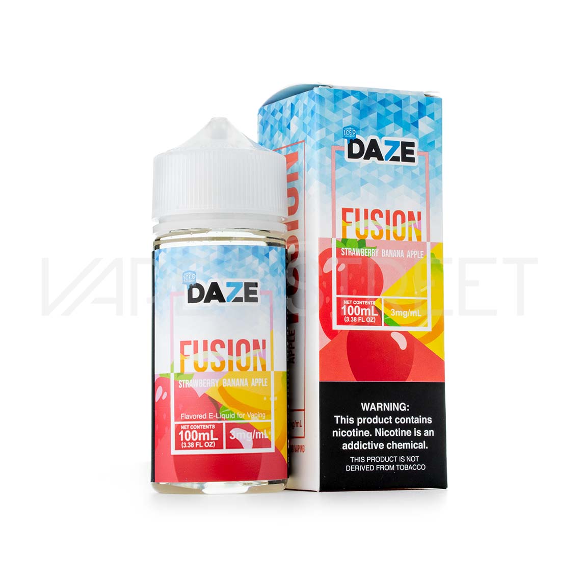7 Daze Fusion Iced TFN Strawberry Banana Apple 100ml