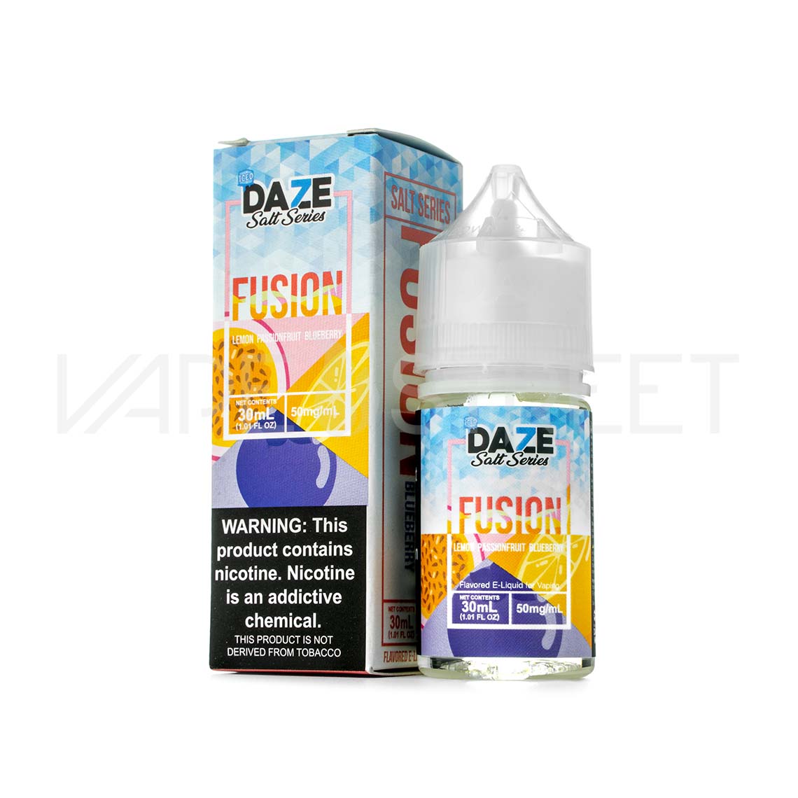 7 Daze Fusion Iced TFN Salt Lemon Passionfruit Blueberry 30ml