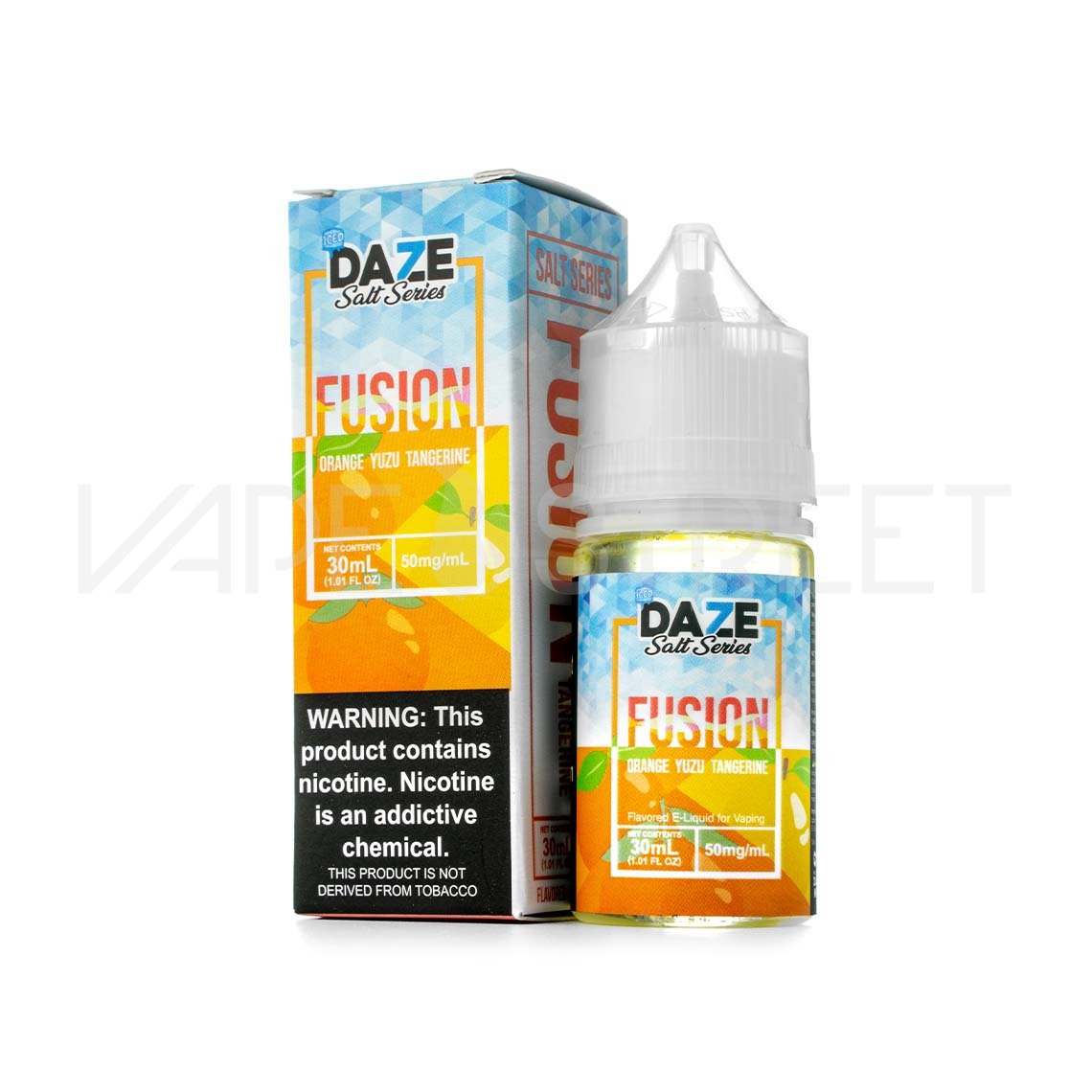 7 Daze Fusion Iced TFN Salt Orange Yuzu Tangerine 30ml