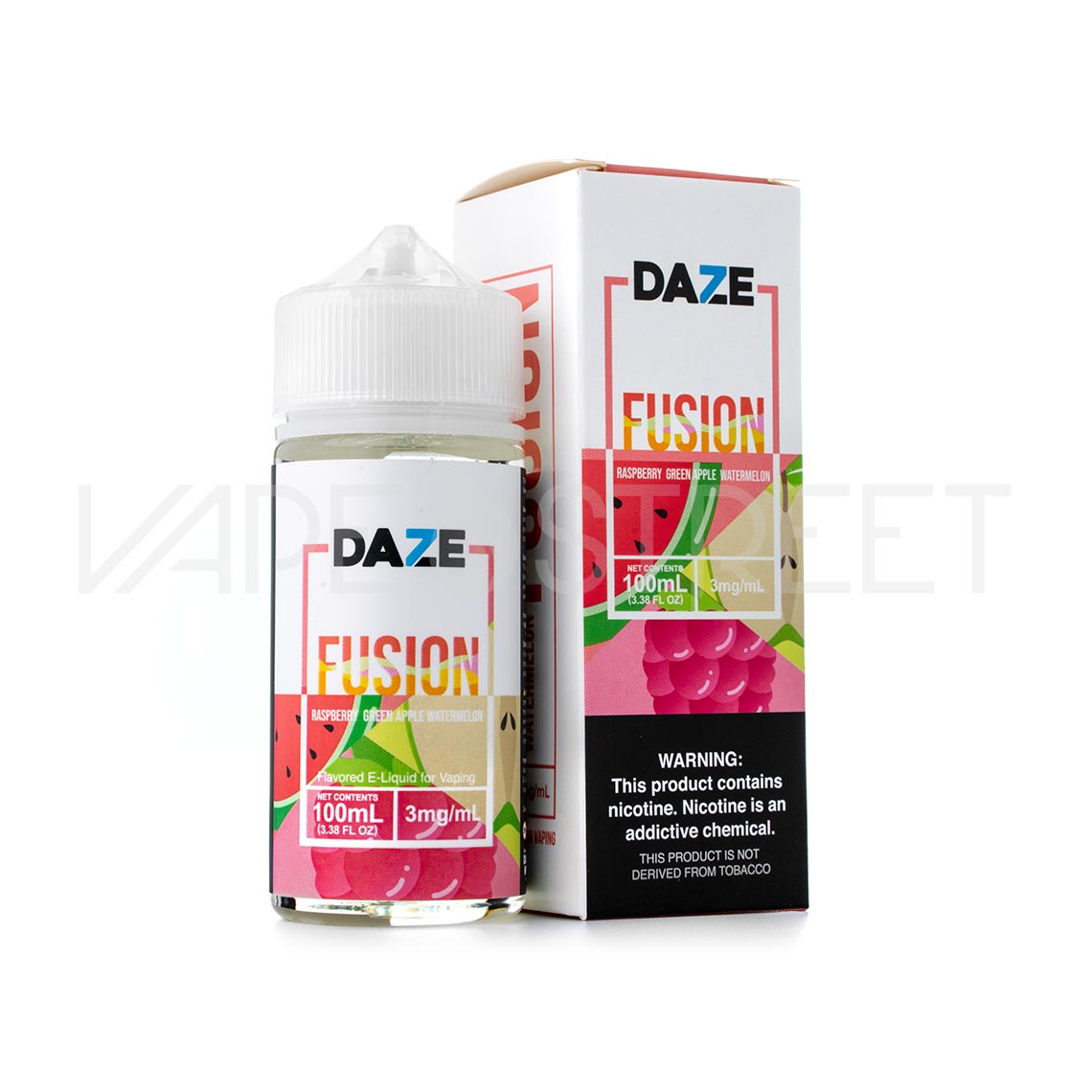 7 Daze Fusion TFN Raspberry Green Apple Watermelon 100mL Vape Juice