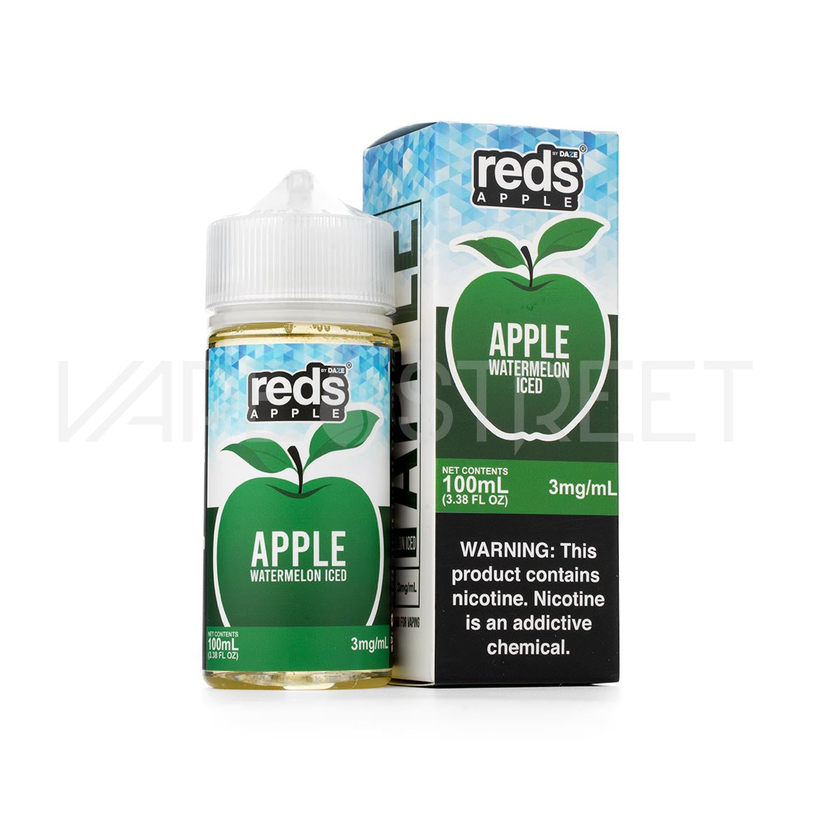 7 Daze Reds Apple Ejuice Watermelon Iced 100ml