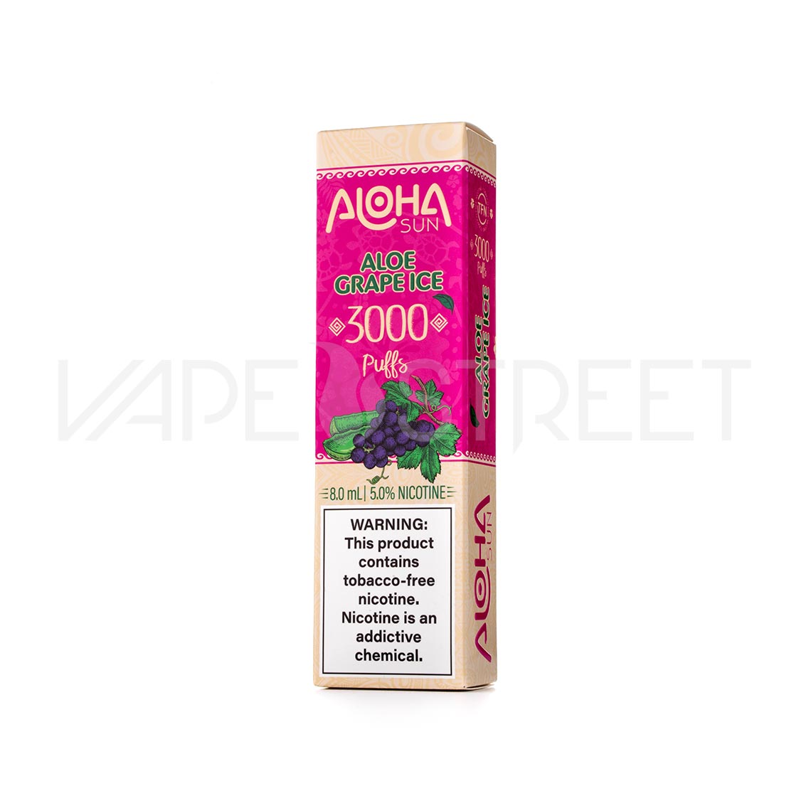Aloha Sun TFN Disposable Device Aloe Grape Ice