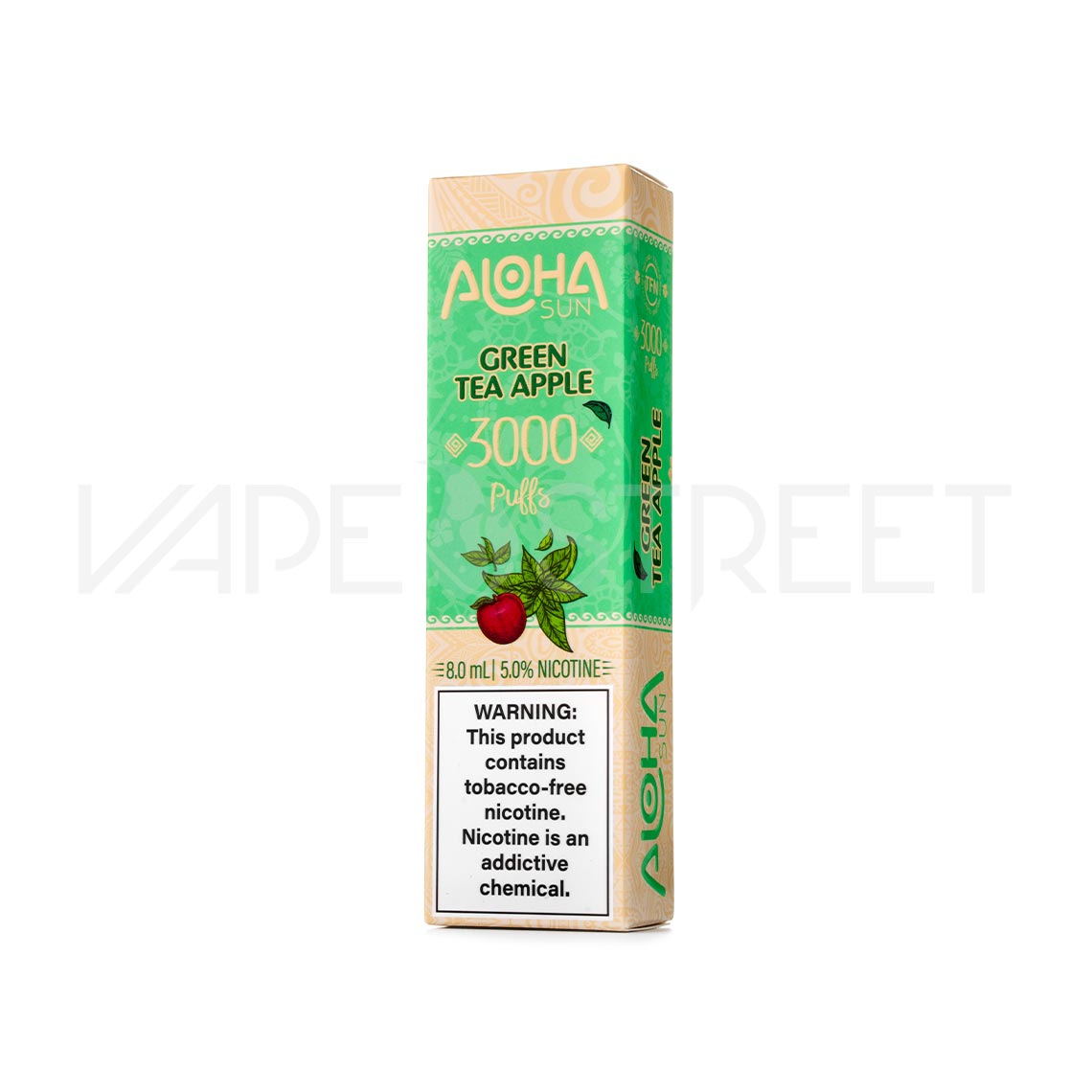 Aloha Sun Disposable Green Tea Apple