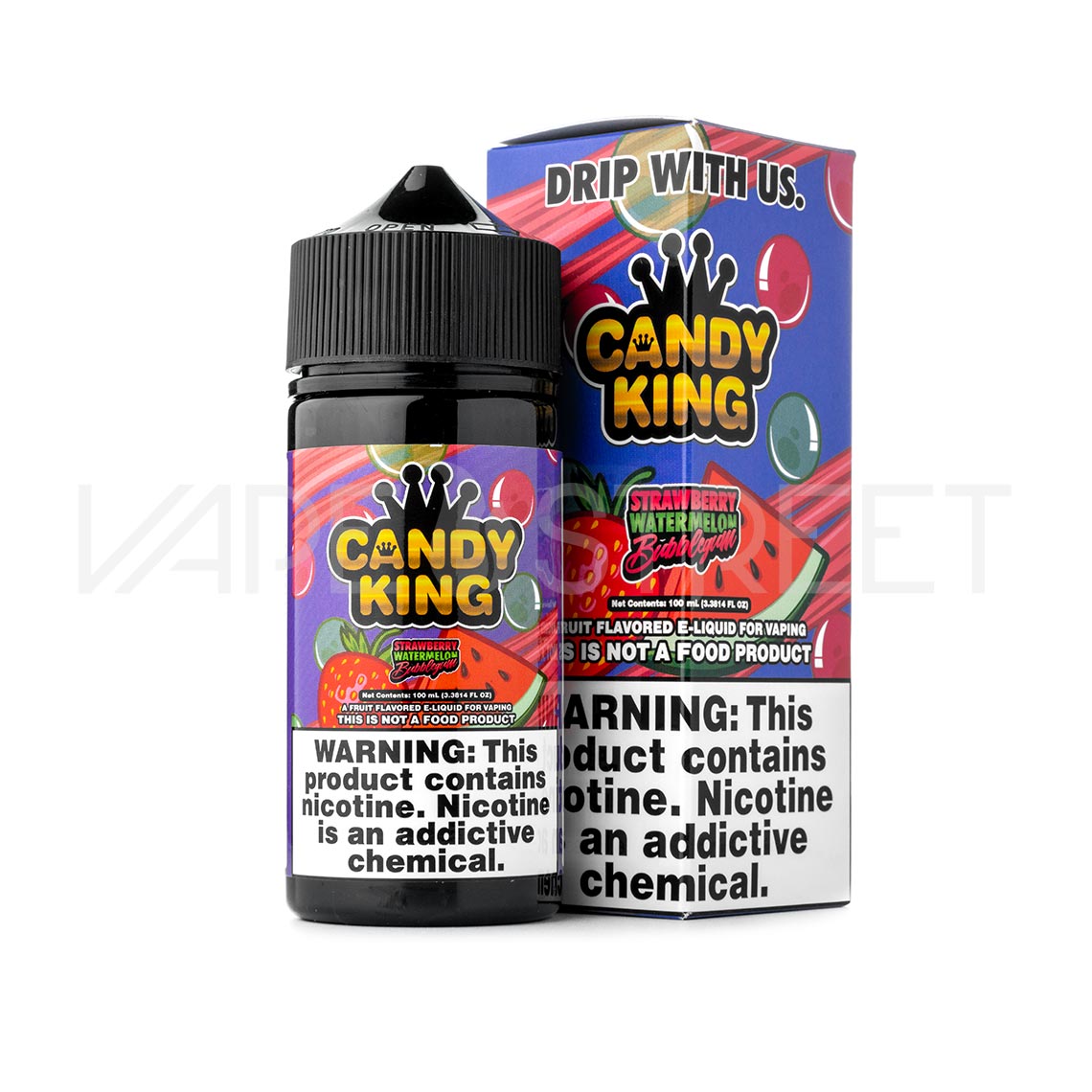 Candy King Strawberry Watermelon Bubblegum 100ml