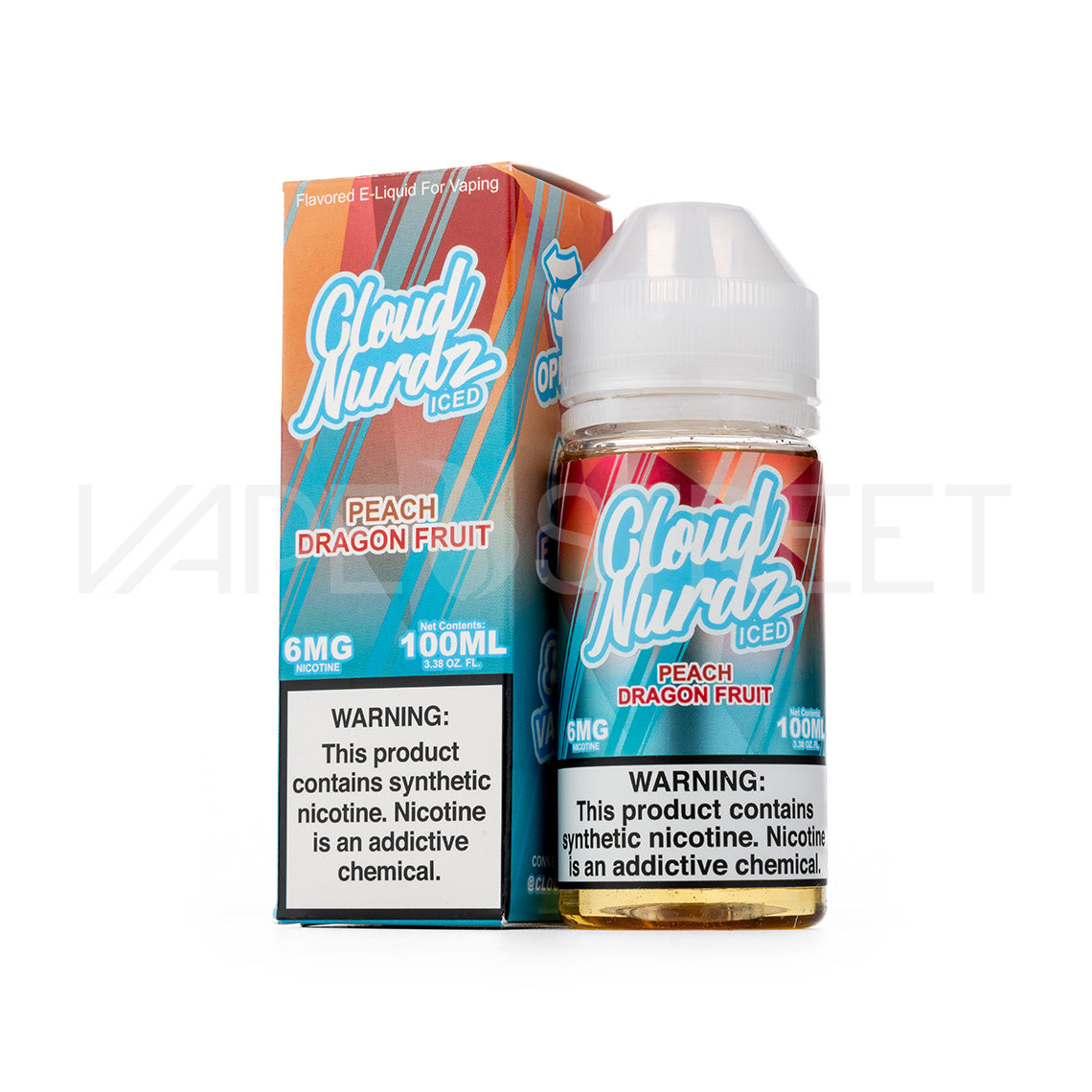 Cloud Nurdz Iced Peach Dragonfruit 100ml