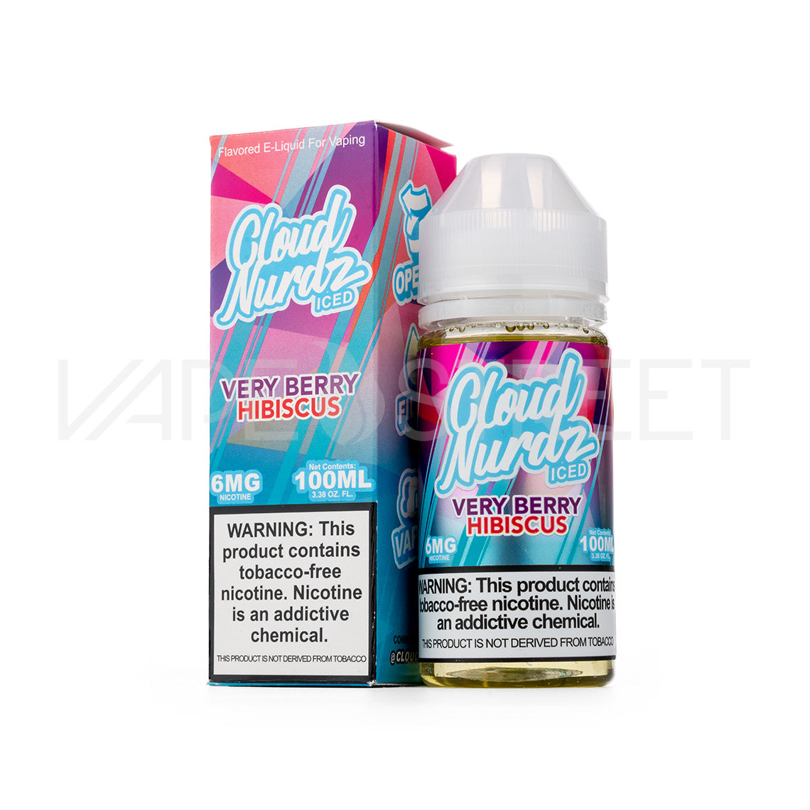 Cloud Nurdz Iced Very Berry Hibiscus 100ml