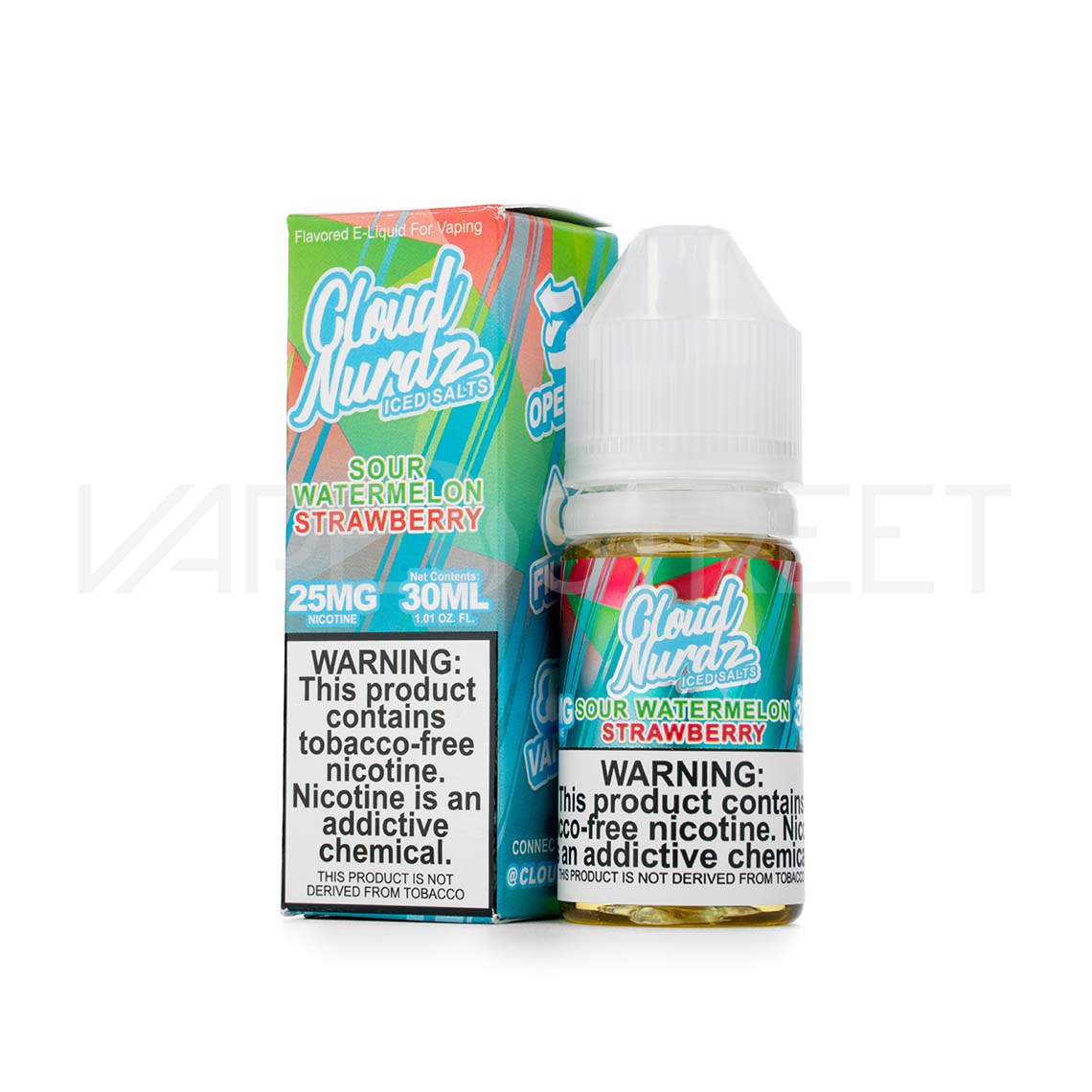 Cloud Nurdz TFN Iced Sour Watermelon Strawberry 30ml