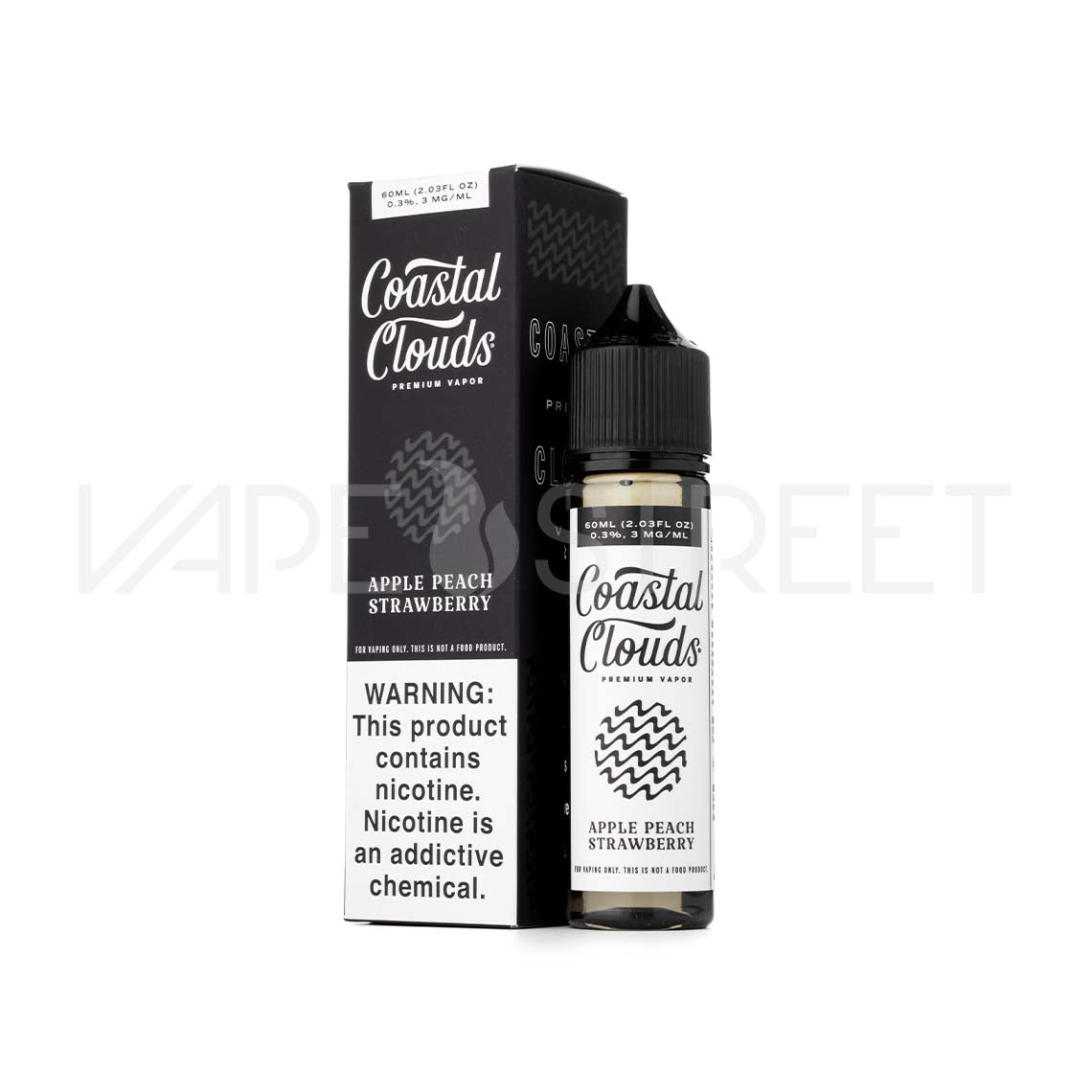 Coastal Clouds Apple Peach Strawberry 60ml