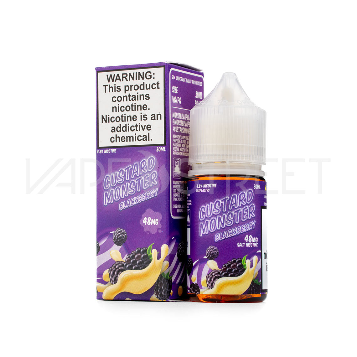 Custard Monster Salt Blackberry 30ml