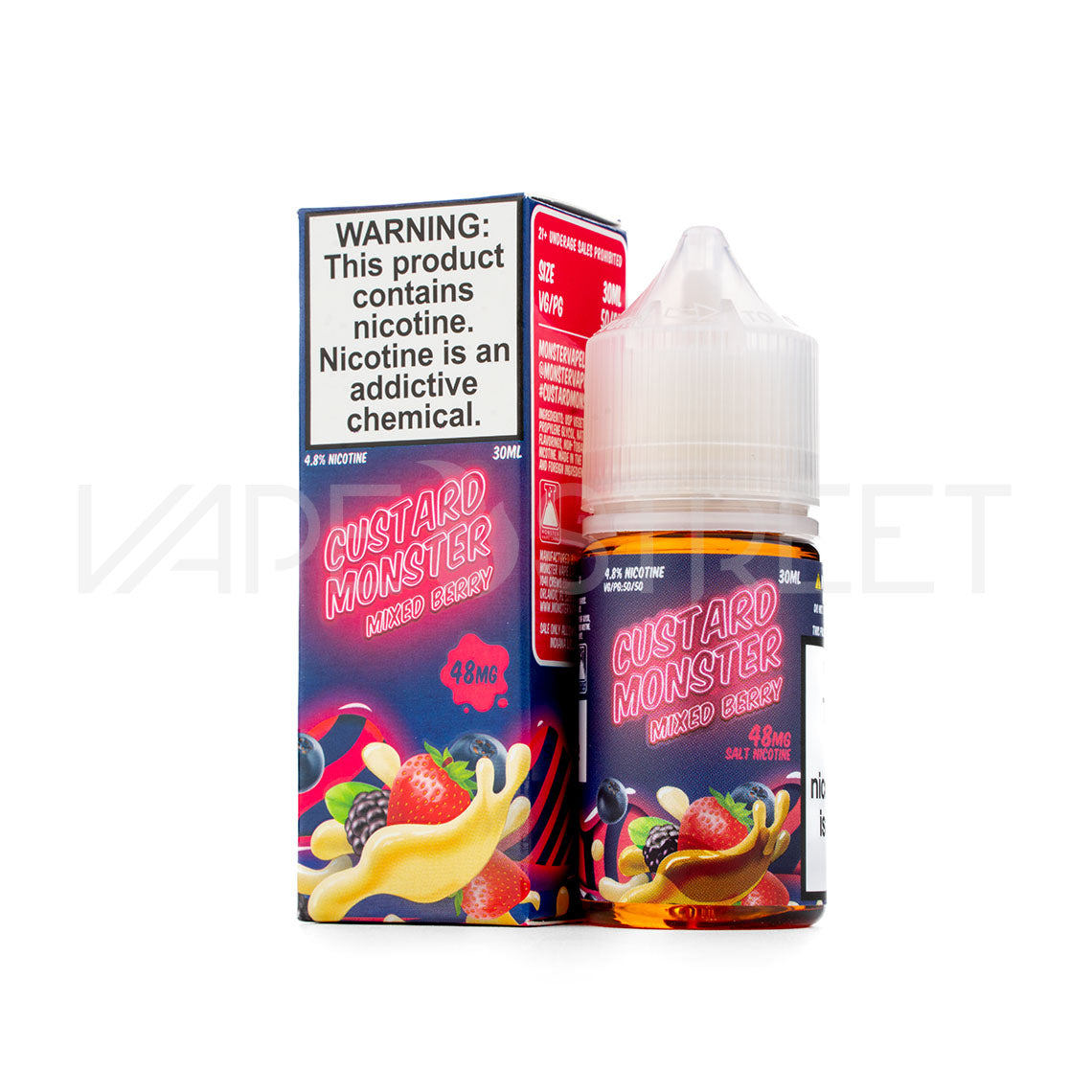Custard Monster Salt Mixed Berry 30ml