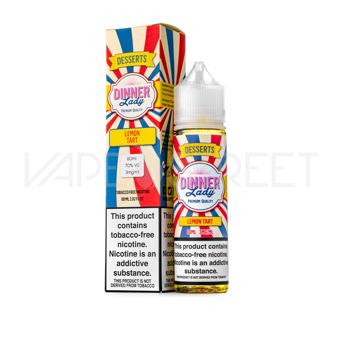 Dinner Lady Lemon Tart TFN 60ml Vape Street