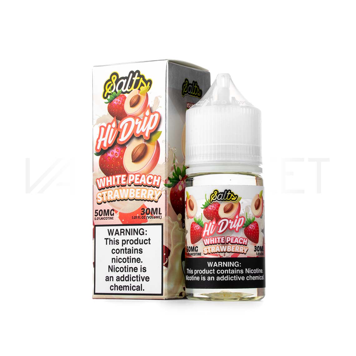 Hi-Drip Salt White Peach Strawberry 30ml