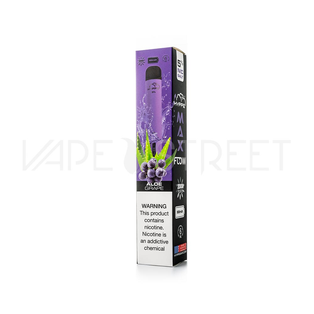 Hyppe Max Flow Disposable Vape Aloe Grape