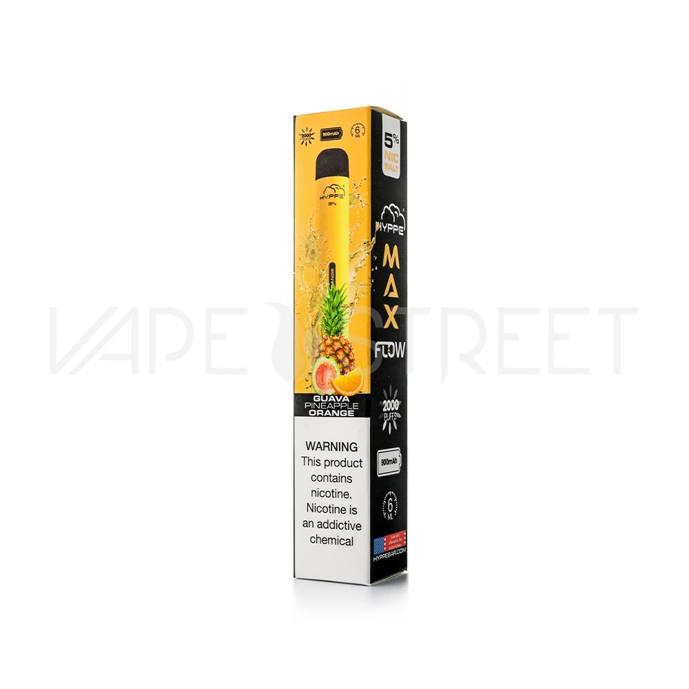 Hyppe Max Flow Disposable Vape Guava Pineapple Orange