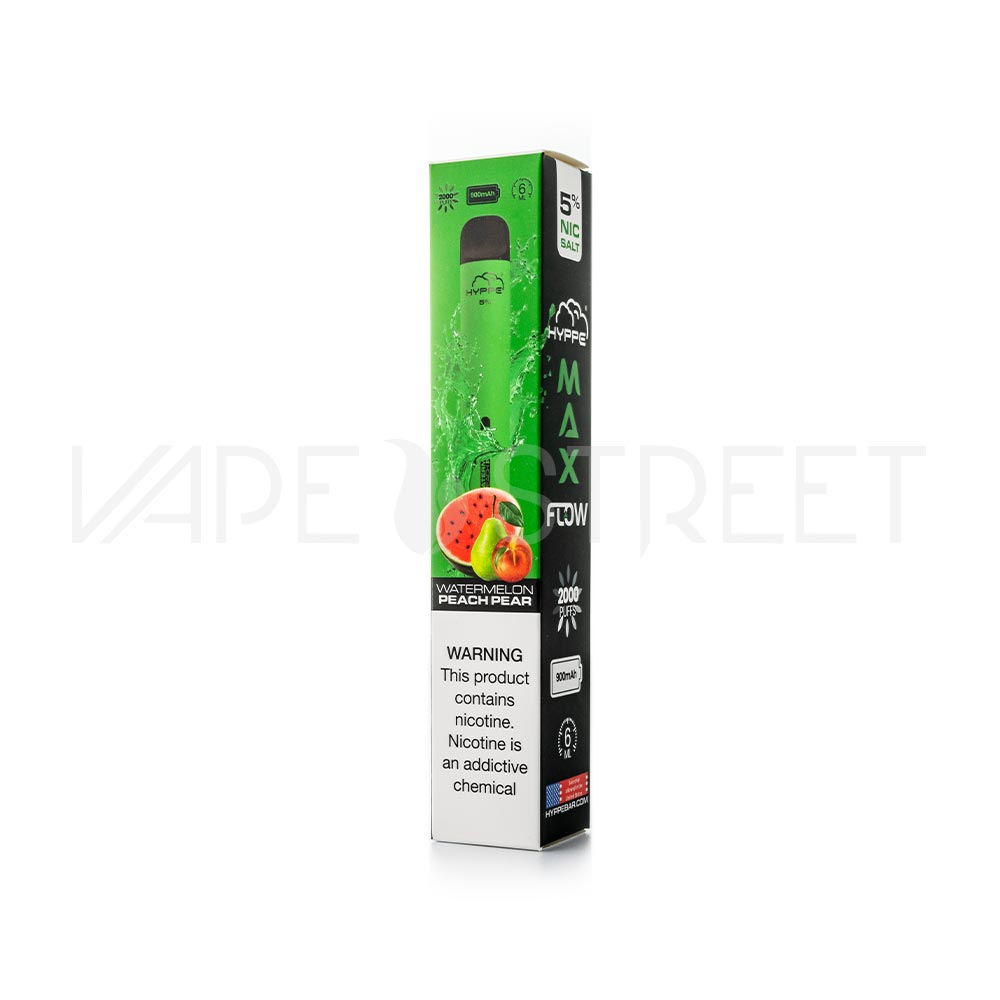 Hyppe Max Flow Disposable Vape Watermelon Peach Pear