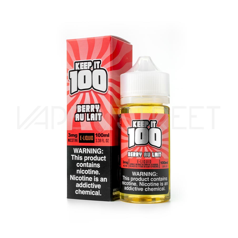 Keep It 100 Berry Au Lait Strawberry Milk