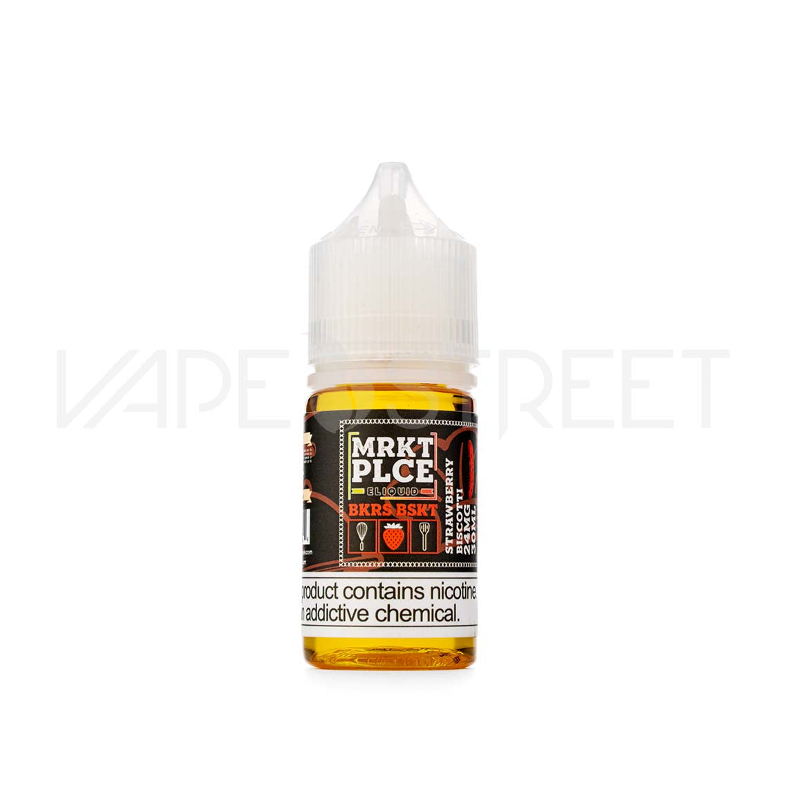 MRKT PLCE E-liquid Strawberry Biscotti 30ml