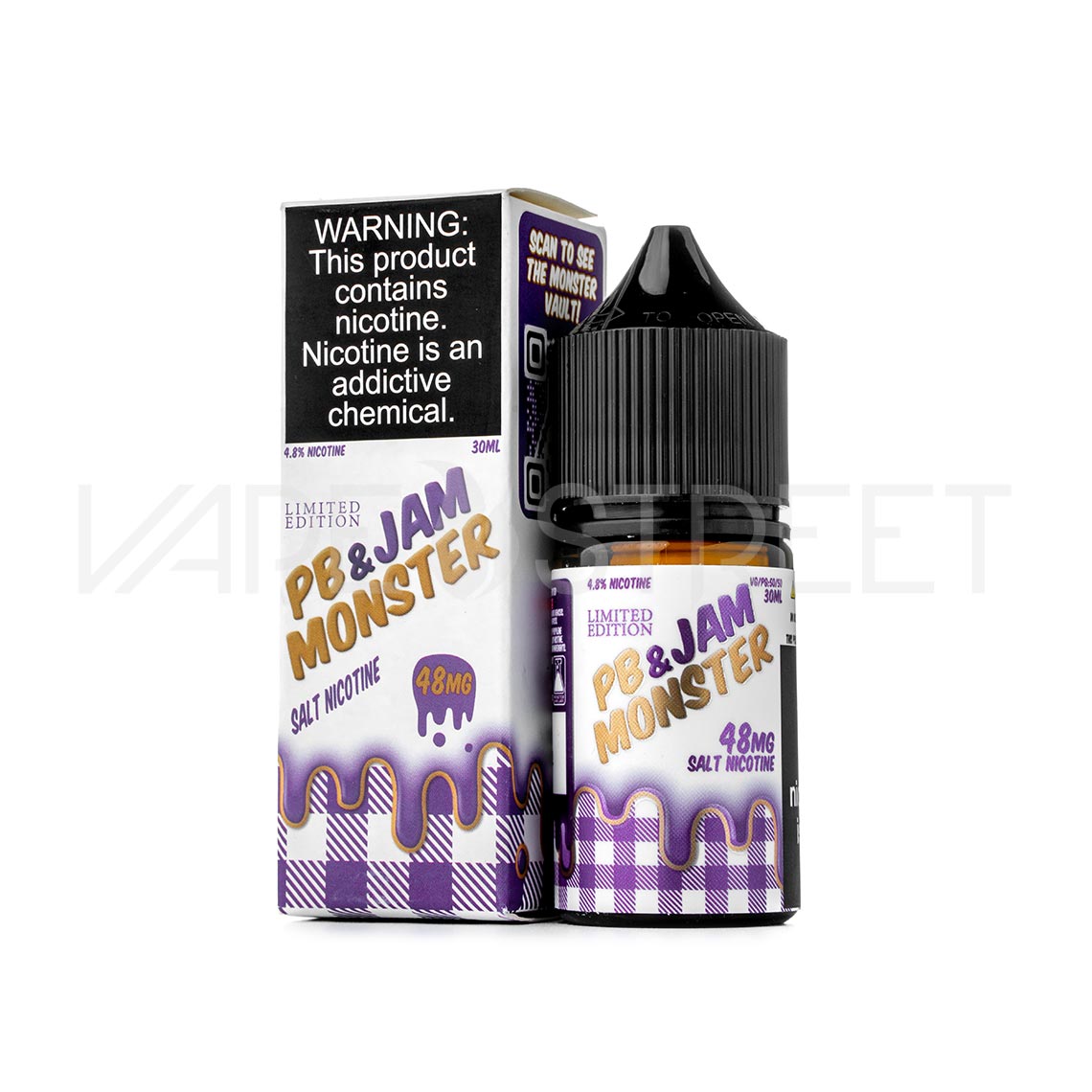 PB & Jam Monster Grape Salt 30mL Vape Juice