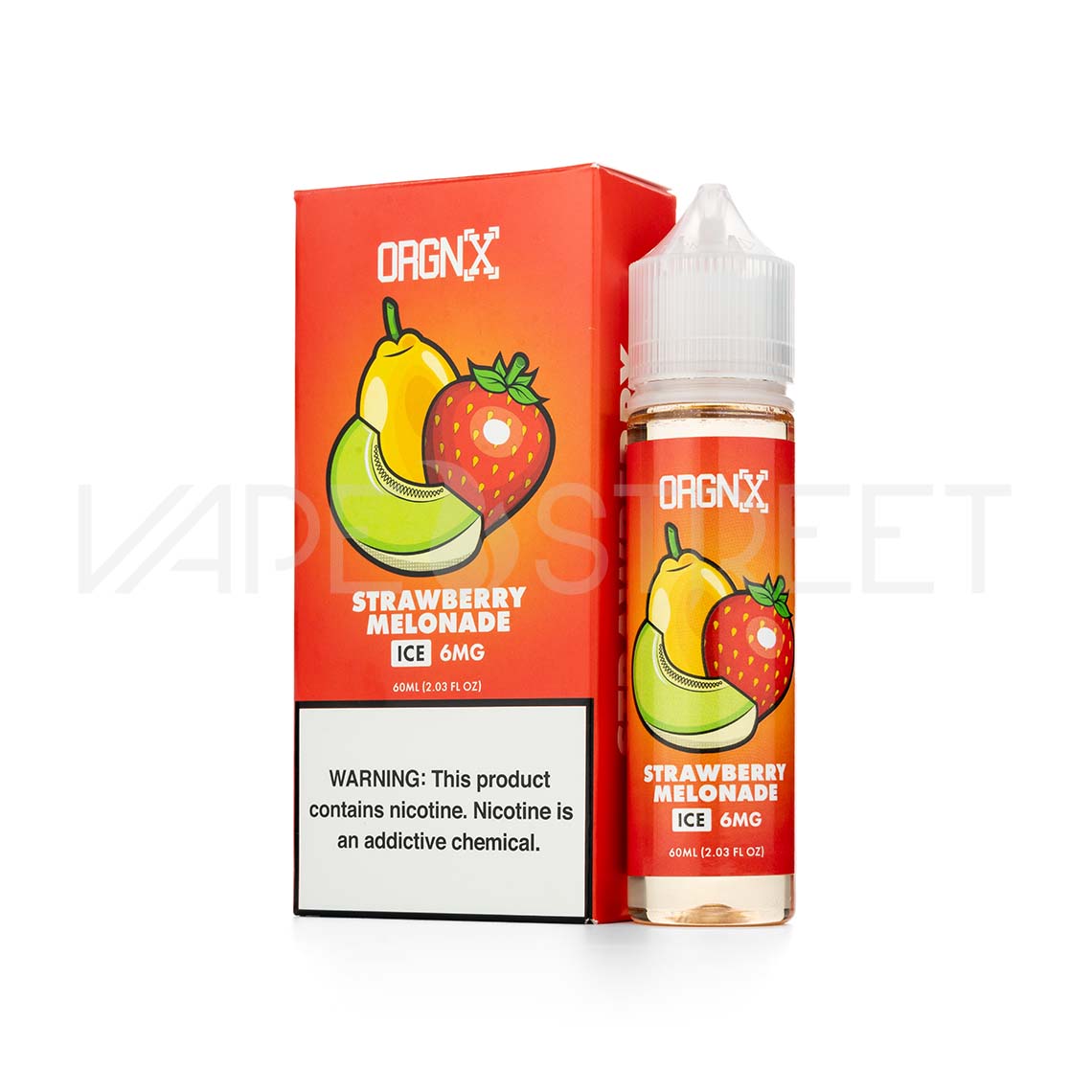 ORGNX Eliquids Strawberry Melonade Ice 60ml