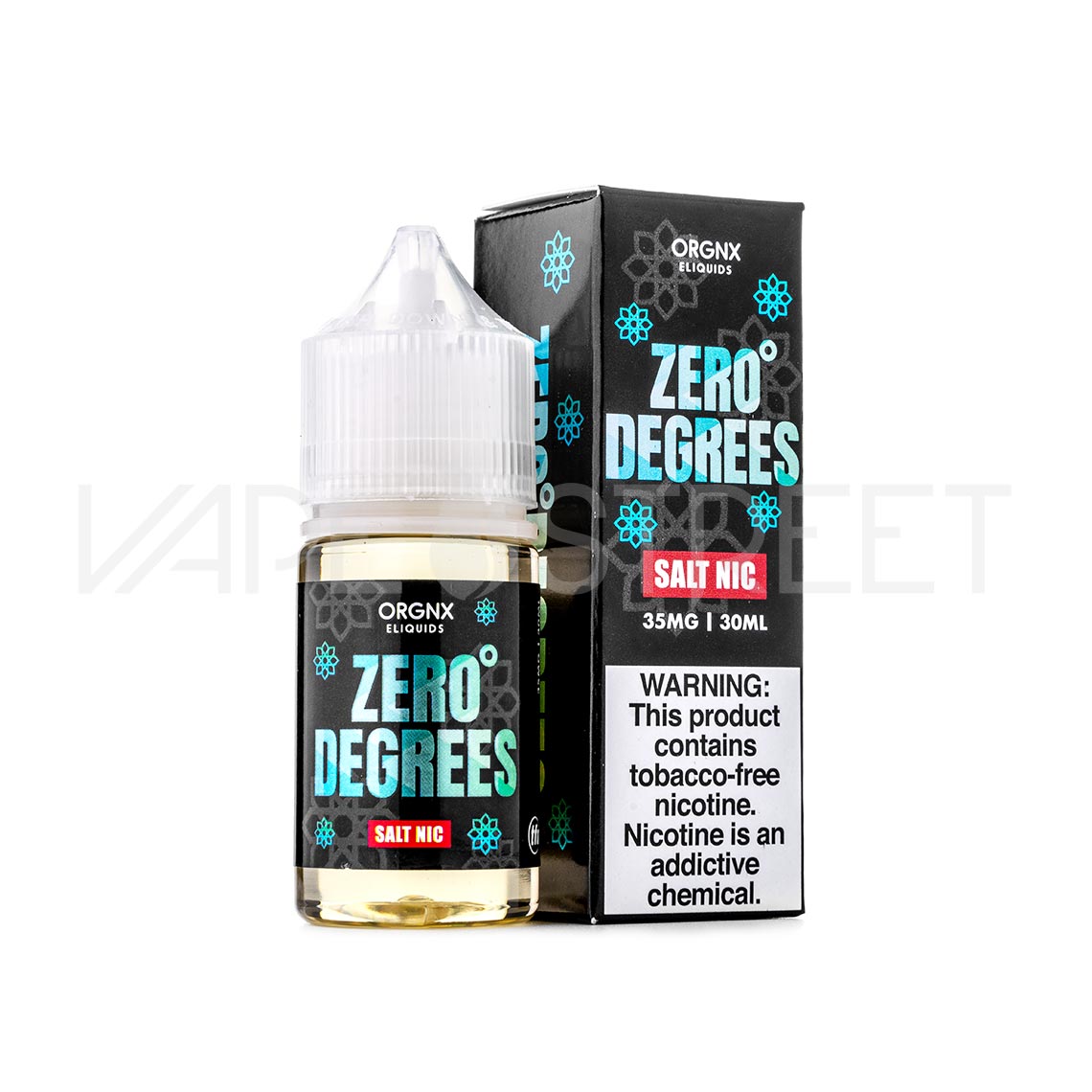 ORGNX Eliquids TFN Salt Zero Degrees 30mL Vape Juice