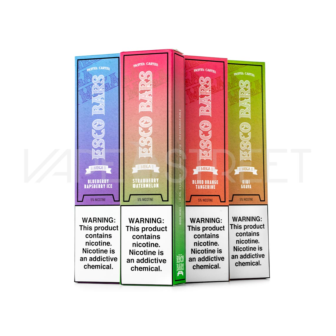 Pastel Cartel Esco Bars Mega Disposable Device 5000 Puffs
