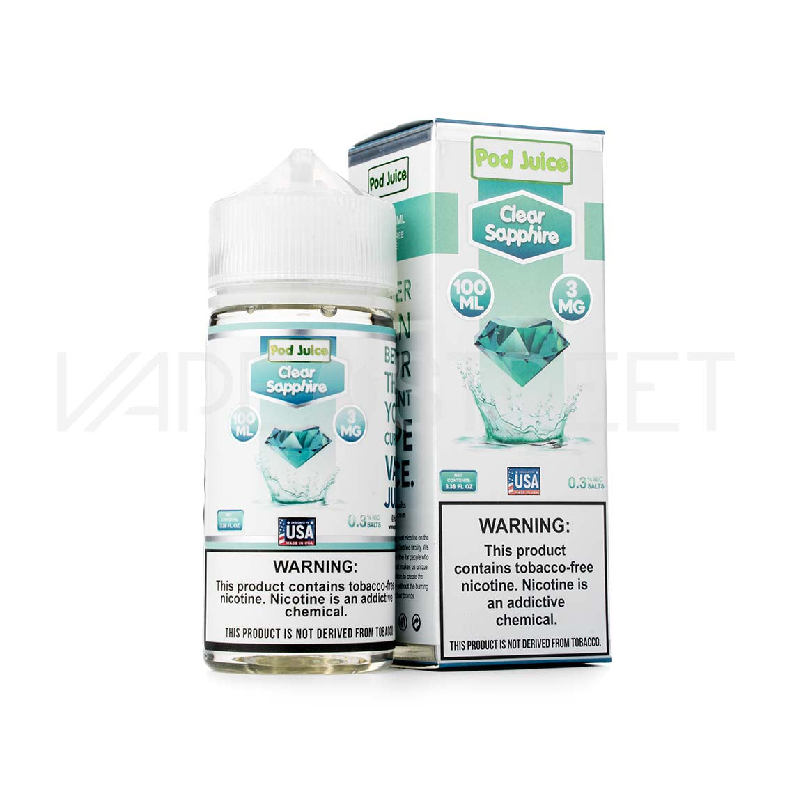 Pod Juice Clear Sapphire 100ml