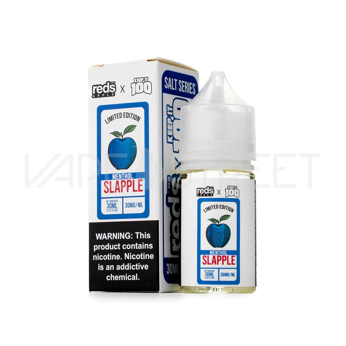 7 Daze Red Apple x Keep it 100 Salt Slapple Menthol 30mL