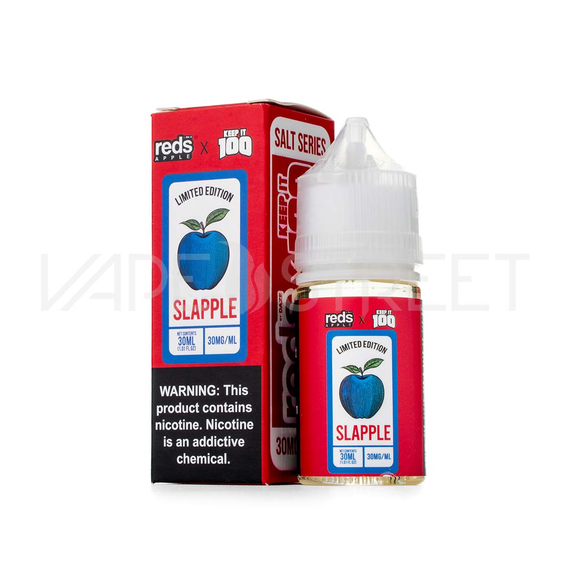 7 Daze Red Apple x Keep it 100 Salt Slapple 30mL