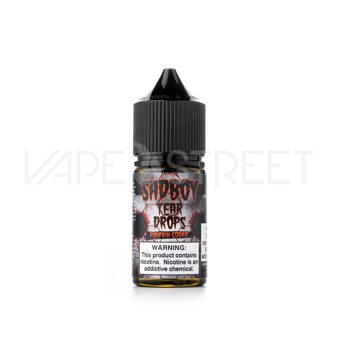 SadBoy Salts Tear Drops Pumpkin Cookie 30mL Vape Juice