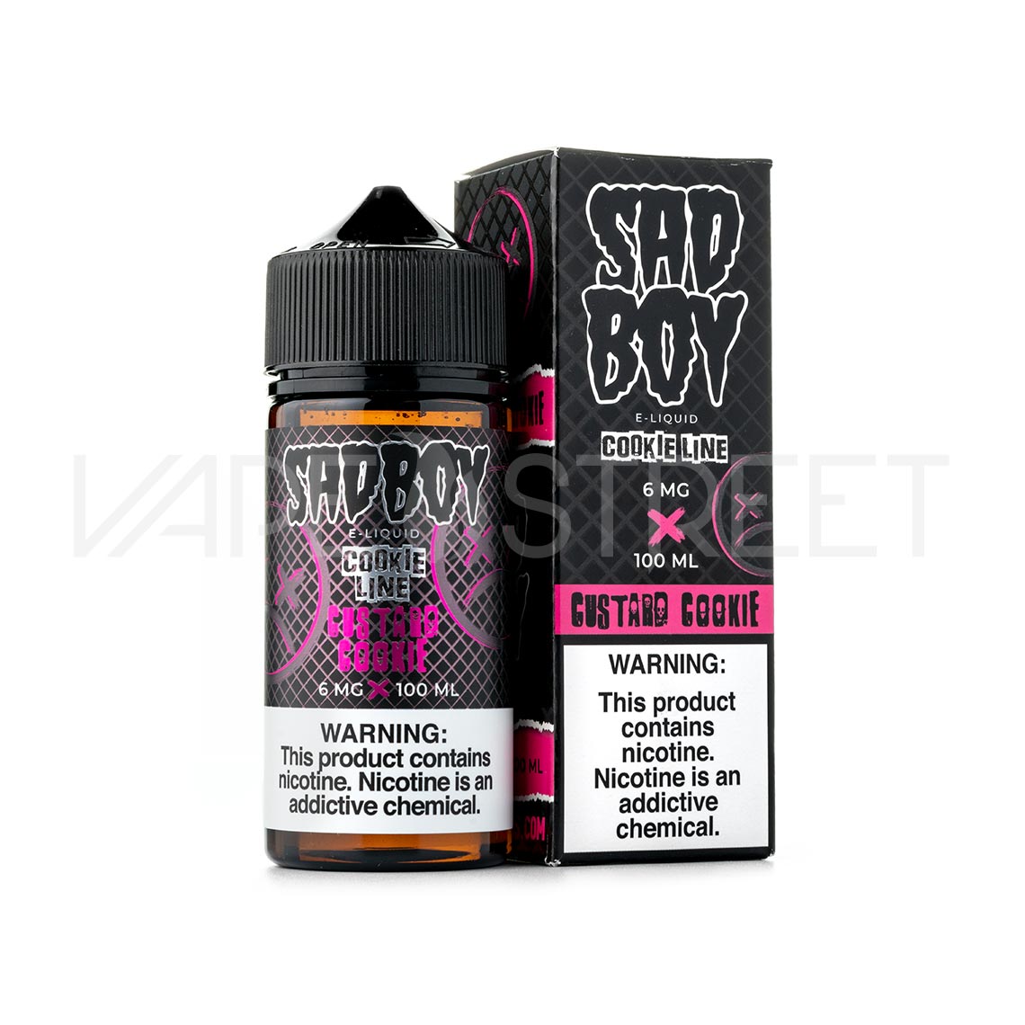 SadBoy E-Liquid Cookie Line Custard Cookie 100mL Vape Juice