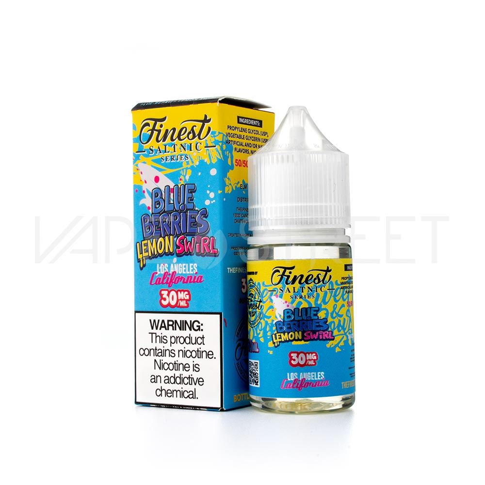 The Finest SaltNic Blue Berries Lemon Swirl 30mL Vape Juice