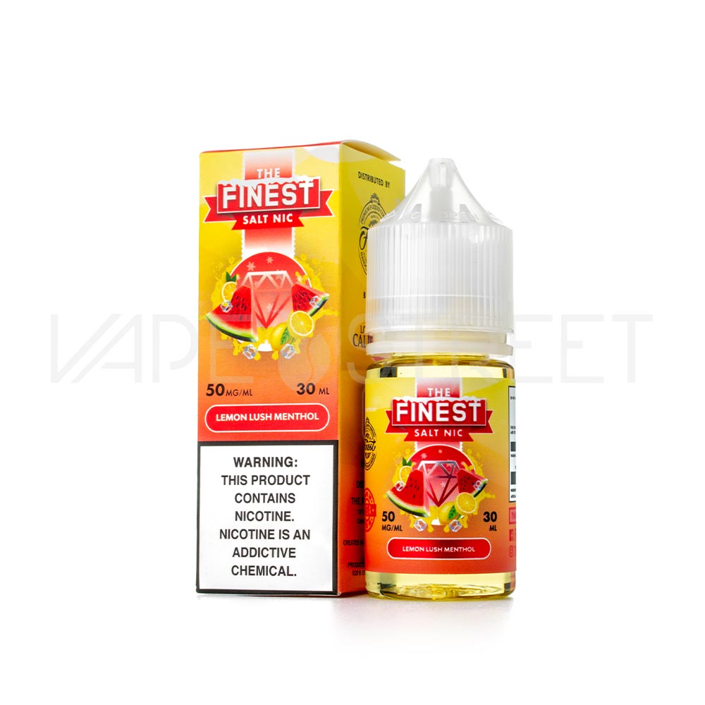 The Finest SaltNic Lemon Lush Menthol 30mL Vape Juice