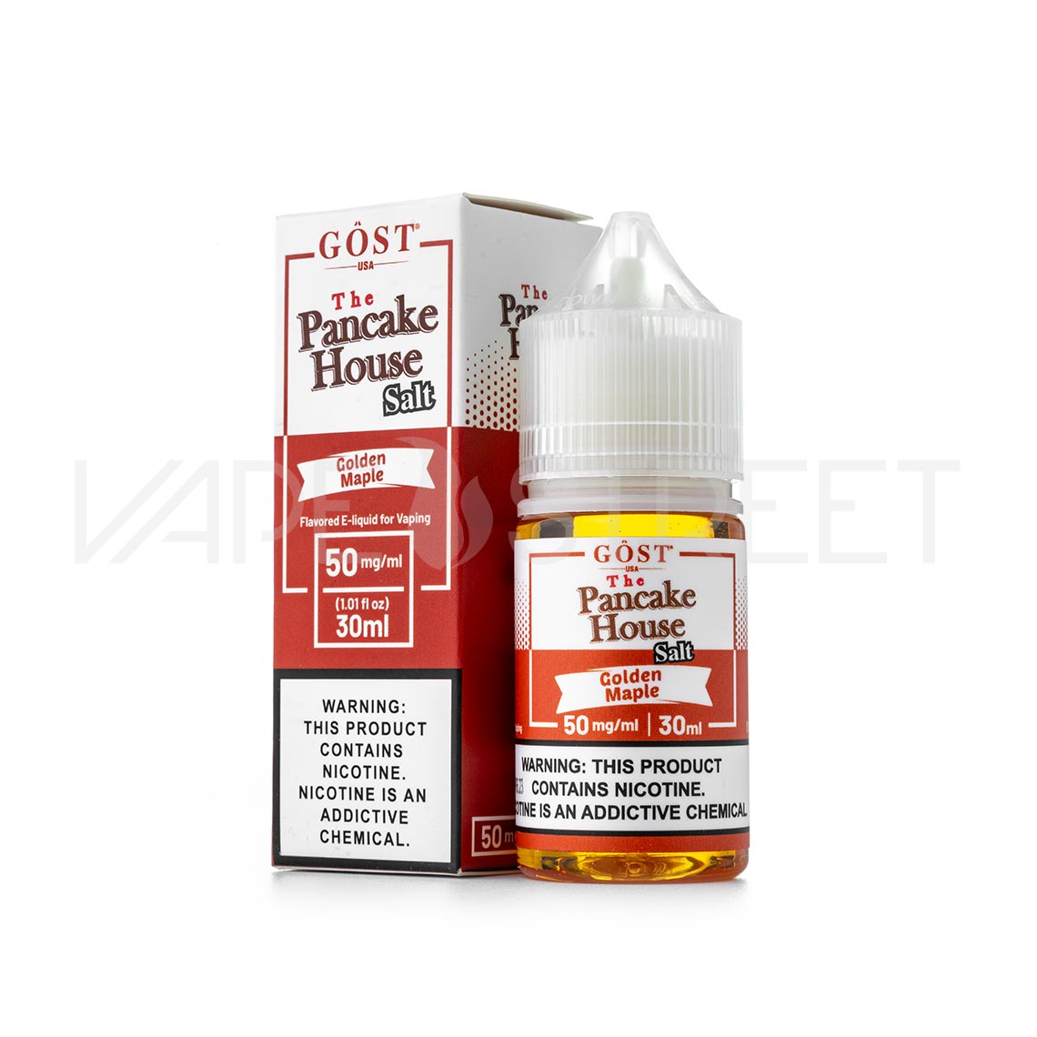 The Pancake House Salt Golden Maple 30mL Salt Nicotine Vape Juice