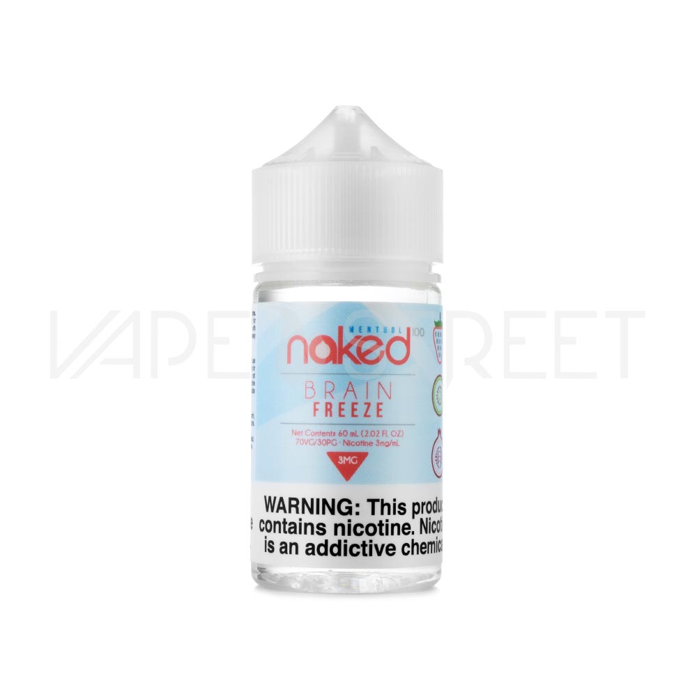 Naked 100 Menthol Brain Freeze Chubby Gorilla Bottle