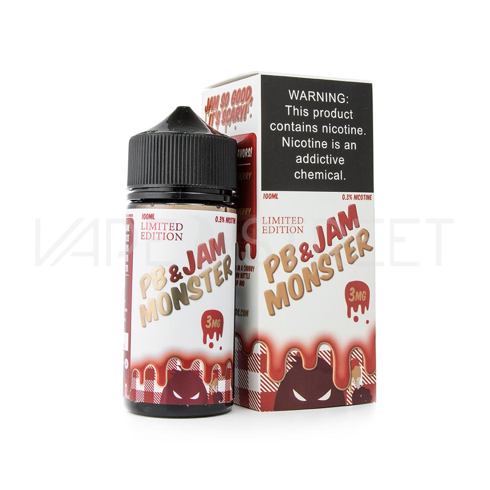 PB & Jam Monster Strawberry by Jam Monster E-Liquids