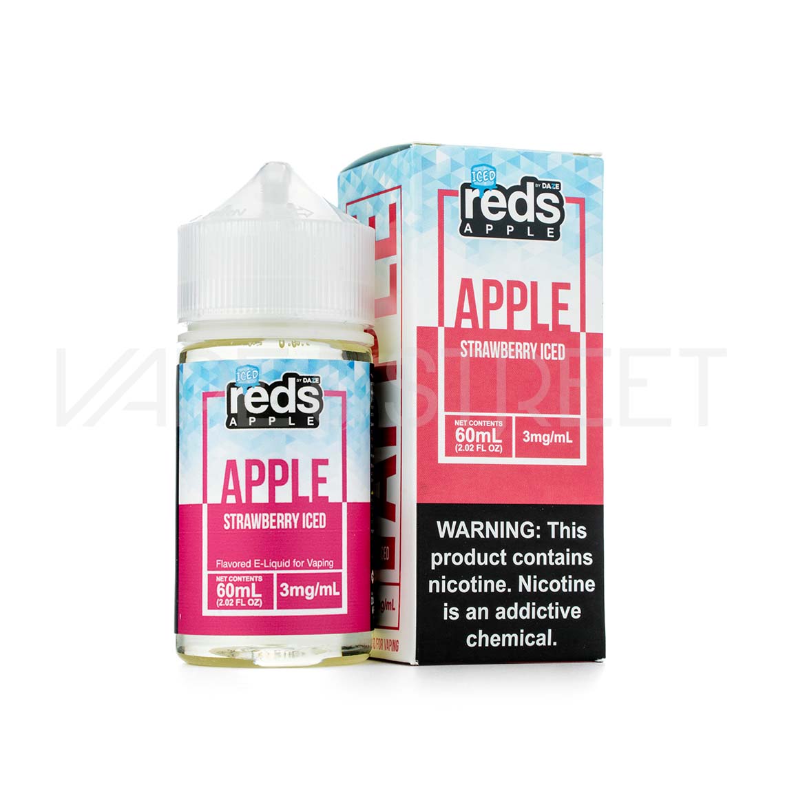 7 Daze Reds Apple E-Juice Strawberry Iced (60ml)