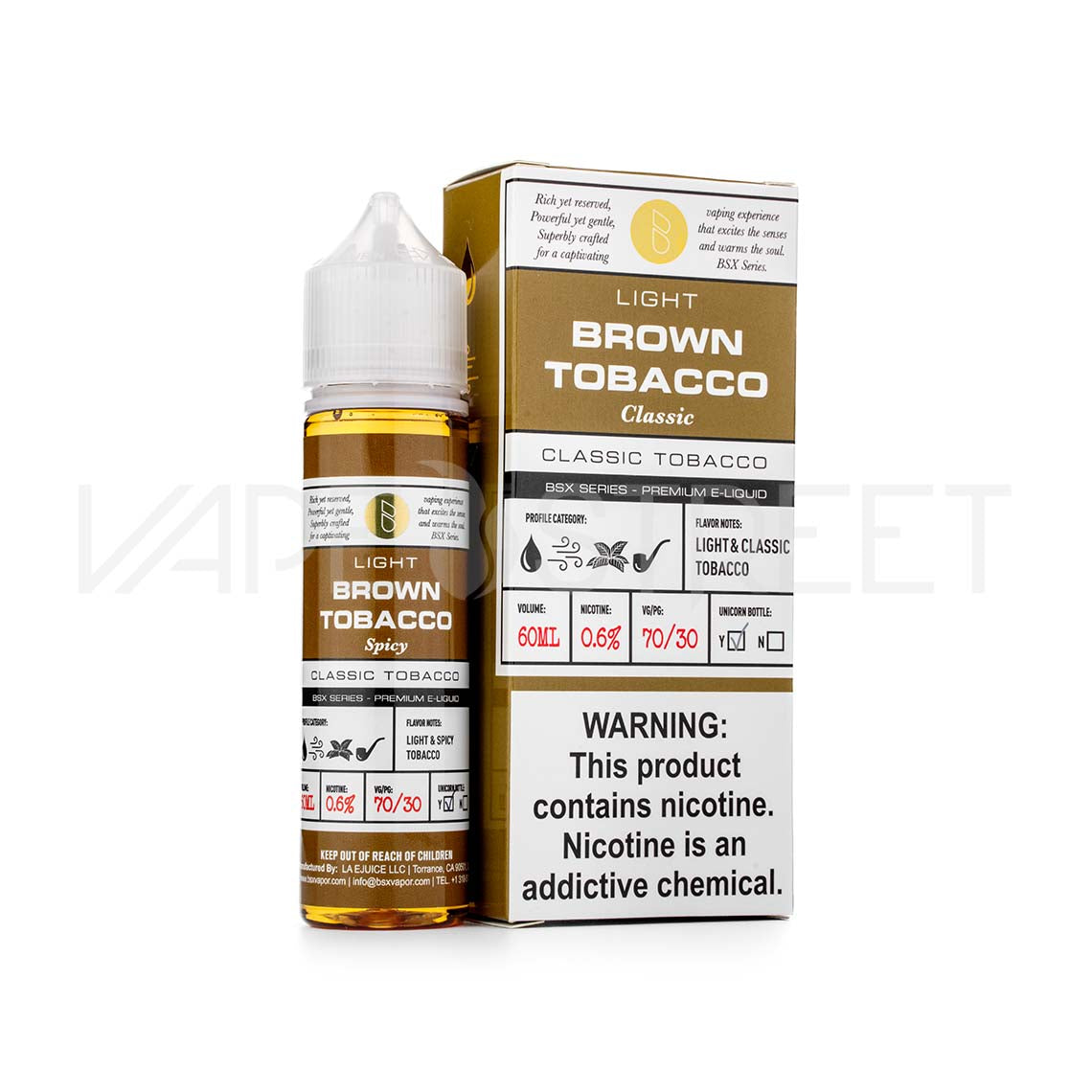 Glas BSX Series Brown Tobacco 60ml