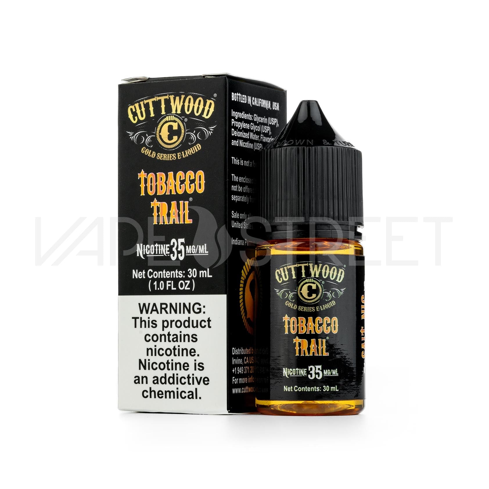 Cuttwood Salt Tobacco Trail 30mL Vape Juice