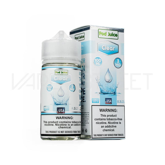 Pod Juice Clear 100ml Vape Juice