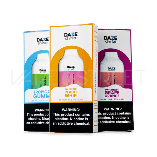 7 Daze Ohmlet Disposable Device 7000 Puffs