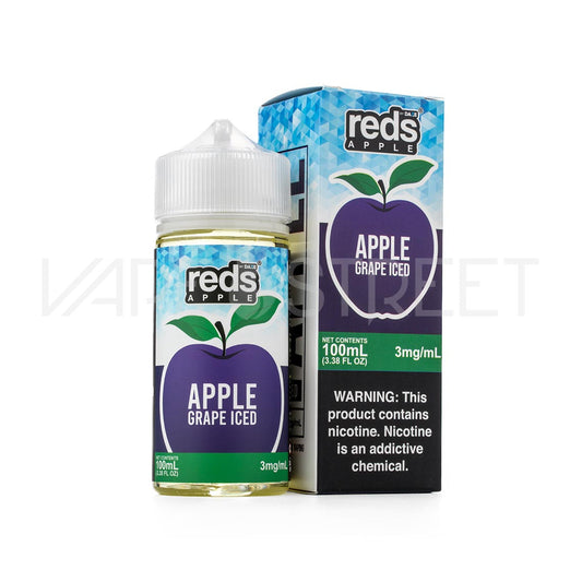 7 Daze Reds Apple EJuice Grape Iced 100ml