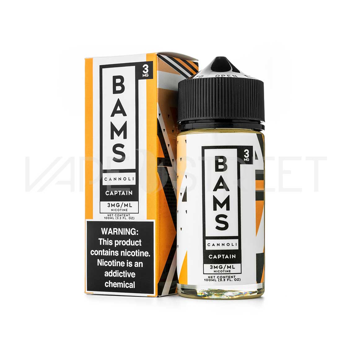 Bam's Cannoli Captain Cannoli 100mL Vape Juice