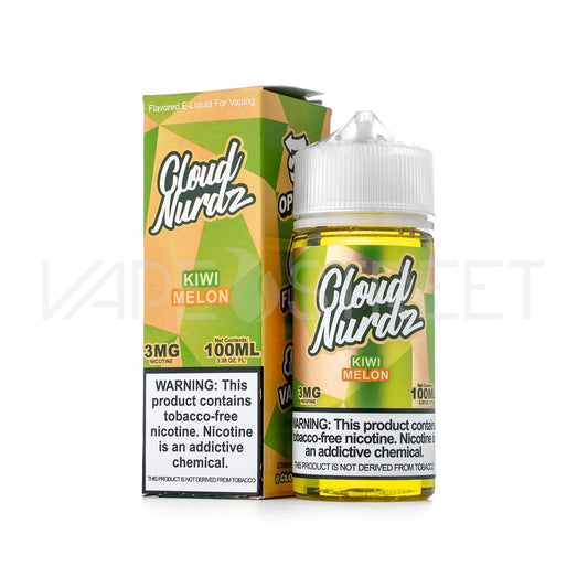 Cloud Nurdz TFN Kiwi Melon 100ml tobacco free nicotine