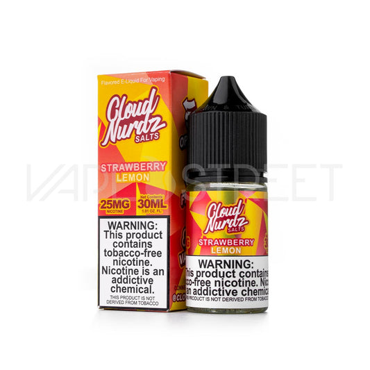 Cloud Nurdz TFN Salts Strawberry Lemon 30mL Vape Juice