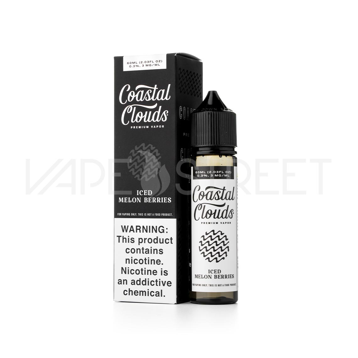 Coastal Clouds Iced Melon Berries 60mL Vape Juice