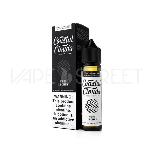 Coastal Clouds Tres Leches 60mL Freebase Nicotine Vape Juice